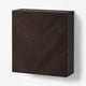 BESTÅ تشكيلة خزانة حائطية, أسود-بني Hedeviken/بني غامق قشرة سنديان مصبوغ, 60x22x64 سم