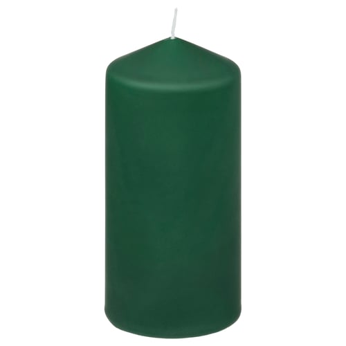 FENOMEN شمع قالب غير معطر, أخضر, 14 سم