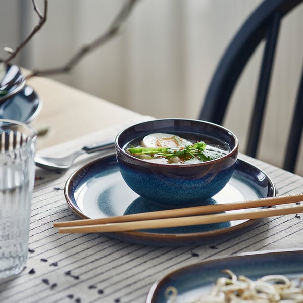 GLADELIG سلطانية., أزرق, 11 سم
