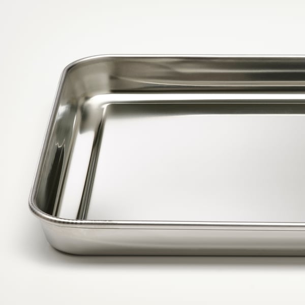 GRILLTIDER صينية تقديم, ستينلس ستيل, 30x20 سم