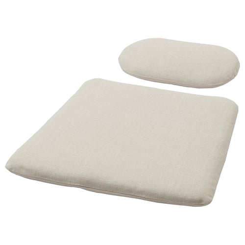 GRYTTOM طقم وسائد, Gransel طبيعي, 52x52/37x21 سم