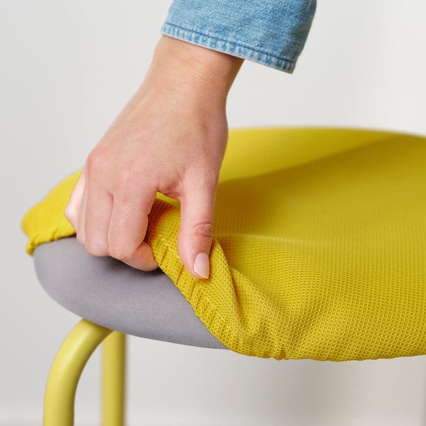 GULTARP مقعد, أصفر فاتح/Remmarn أصفر