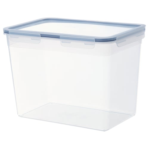 IKEA 365+ حافظة طعام بغطاء, مستطيل/بلاستيك, 10.6 ل