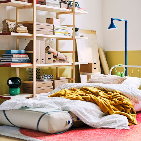 IKEA PS 2026 وحدة رفوف, صنوبر, 160x35x161 سم