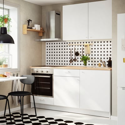 KNOXHULT مطبخ, أبيض, ‎180x61x220 سم‏