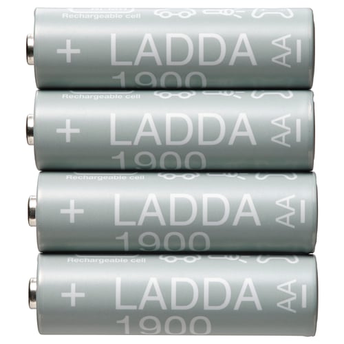 LADDA بطّارية قابلة للشحن, HR06 AA 1.2V, 1900mAh