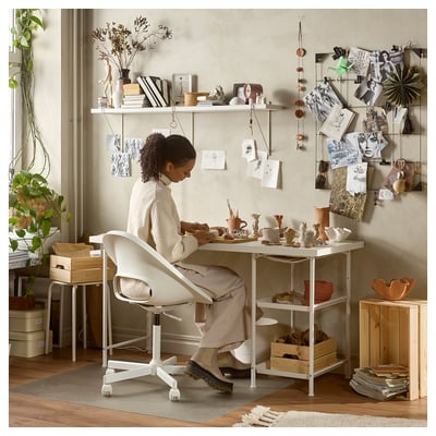 LAGKAPTEN سطح طاولة, أبيض, ‎120x60 سم‏
