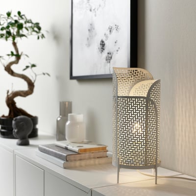LUNNOM لمبة LED E27 150 lumen, شكل قطرة شفاف