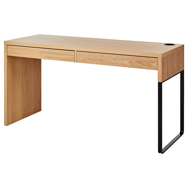 MICKE مكتب, شكل السنديان, 142x50 سم