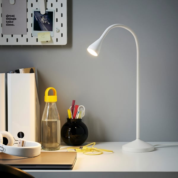 NÄVLINGE مصباح عمل LED, أبيض