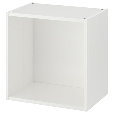 PLATSA هيكل, أبيض, ‎60x40x60 سم‏