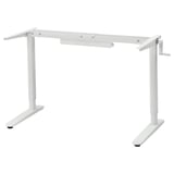 RELATERA إطار سفلي لطاولة متغيّرة الارتفاع, أبيض, 90/117 سم