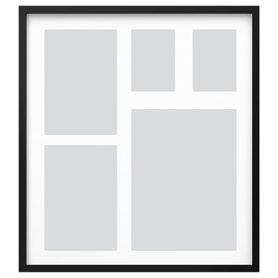 RÖDALM برواز لعدد ٥ صور, أسود, ‎64x71 سم‏