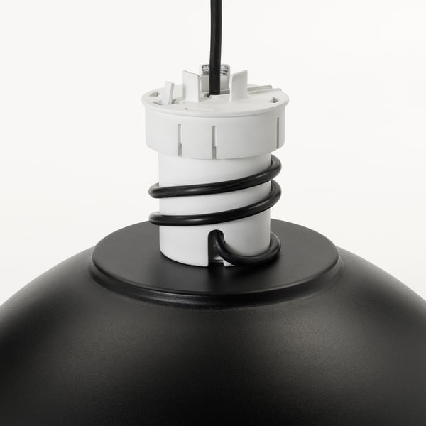 SKURUP مصباح معلّق, أسود, 38 سم