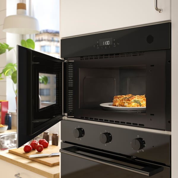 SPJUTBO ميكروويف مدمج, IKEA 300 أسود