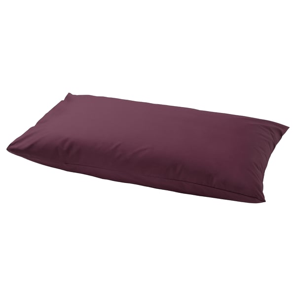 ULLVIDE غطاء مخدة, أحمر داكن, 50x80 سم