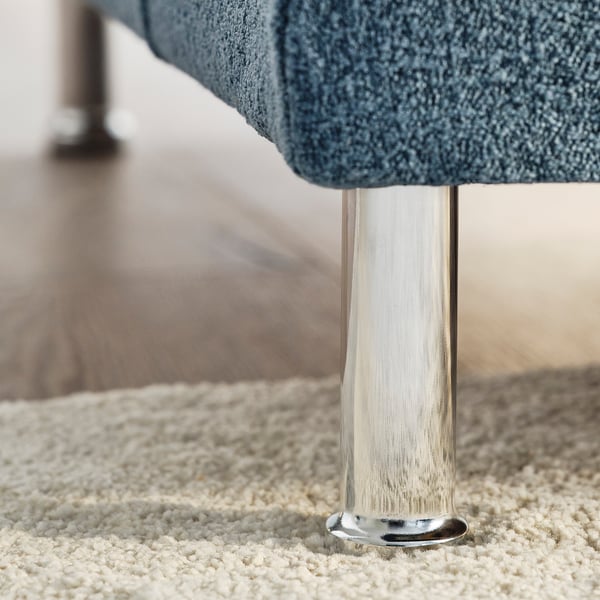 UPPÅKRA كنبة شكل U، عدد 4-5 مقاعد, مع أريكة طويلة، يمين/Axvall رمادي غامق-أزرق