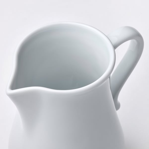 UPPLAGA ابريق حليب/كريمه, أبيض, 0.3 ل