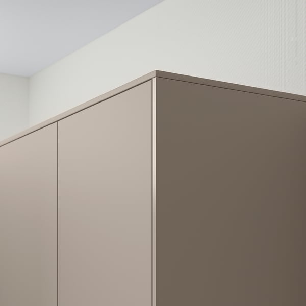 UPPLÖV شريحة زينة, مطفي بيج غامق, 221x1 سم
