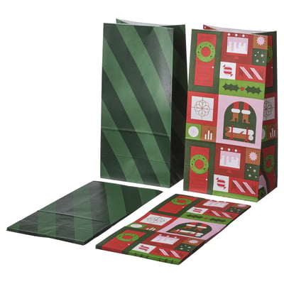VINTERFINT كيس ورق, أنماط مختلفة ألوان منوعة, ‎15x30 سم‏