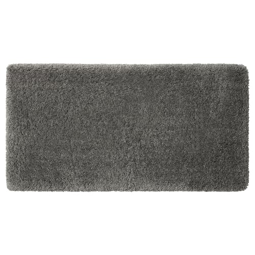 ALMTJÄRN Bath mat, dark grey, 60x120 cm