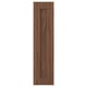 Depicts a brown walnut ENKÖPING cabinet door with a vertical recessed pull handle. Its rectangular, framed, and a subtle wood grain pattern.