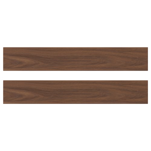 Two brown walnut wooden panels, part of ENKÖPING series, showcasing a smooth finish and natural grain texture.