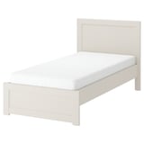FÅGELFJÄLLET Bed frame, off-white, 90x200 cm
