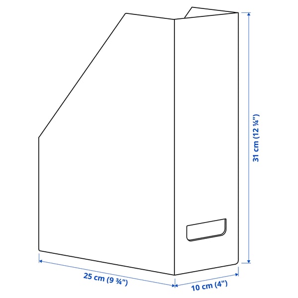 Illustration with measurements for the product: FJÄDERHARV.