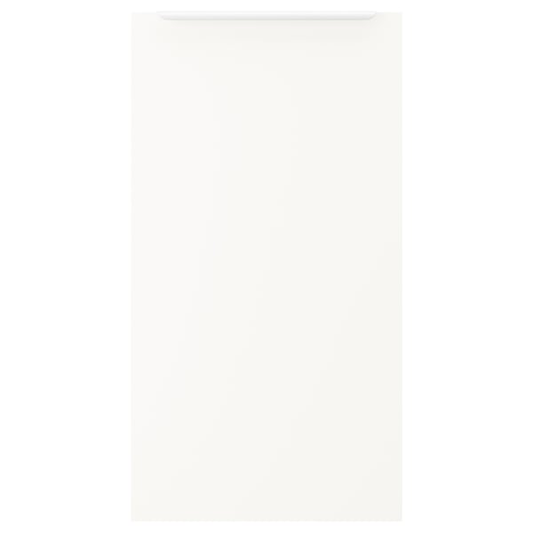 JÄRNBODA white cabinet, rectangle, aluminium handle, easy clean finish.