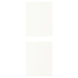 JÄRNBODA side panel: galvanised steel, white, rectangular, simplified design.