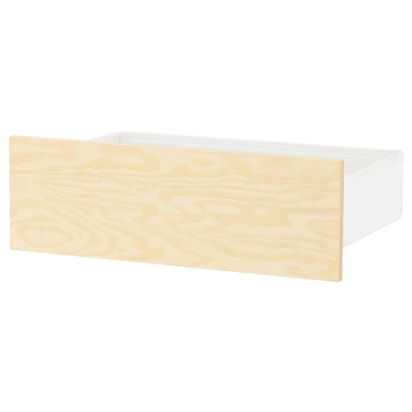 KALBÅDEN drawer, natural wood, rectangular, simple design.