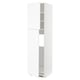 White METOD tall cabinet with shelves.
