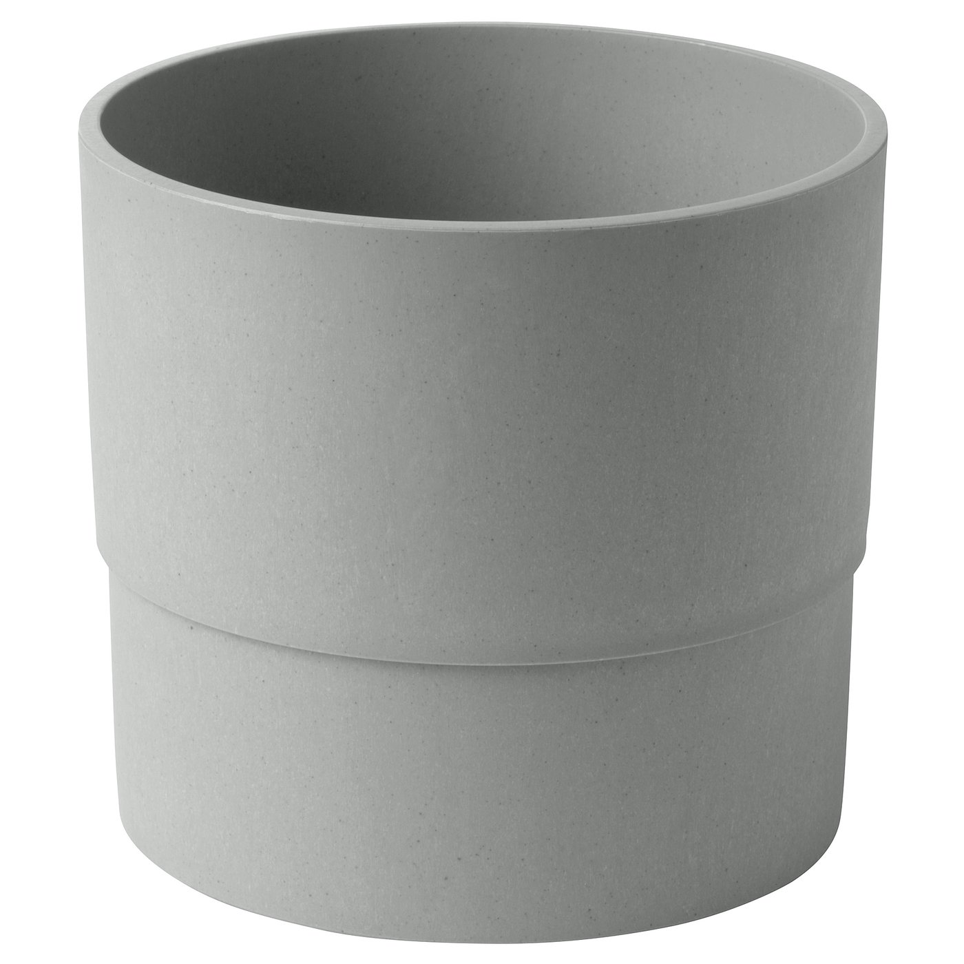 Grey nypot, recycled plastic.