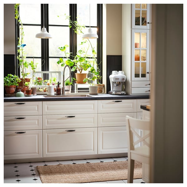SÄLJAN Worktop, dark grey stone effect/laminate, 186x3.8 cm