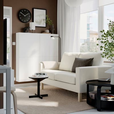 SALTSJÖBADEN 2-seat sofa, Blekinge white