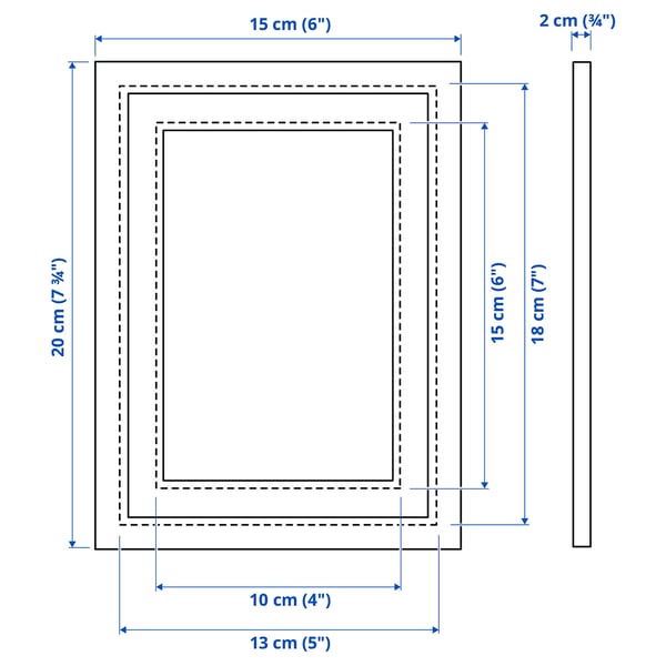 Illustration with measurements for the product: SILVERHÖJDEN.