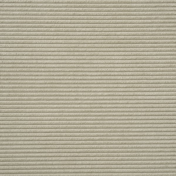 Tightly woven beige fabric with fine horizontal lines, showcasing high-quality texture and sleek design.