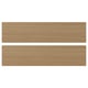 VEDHAMN natural wood kitchen drawer fronts, solid oak, rectangular, crafted, warm tones.