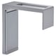 VIDGA silver wall bracket for curtain rail system, sleek design, modern finish.