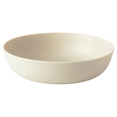VITABBORRE off-white plastic bowl, simple design, circular shape.