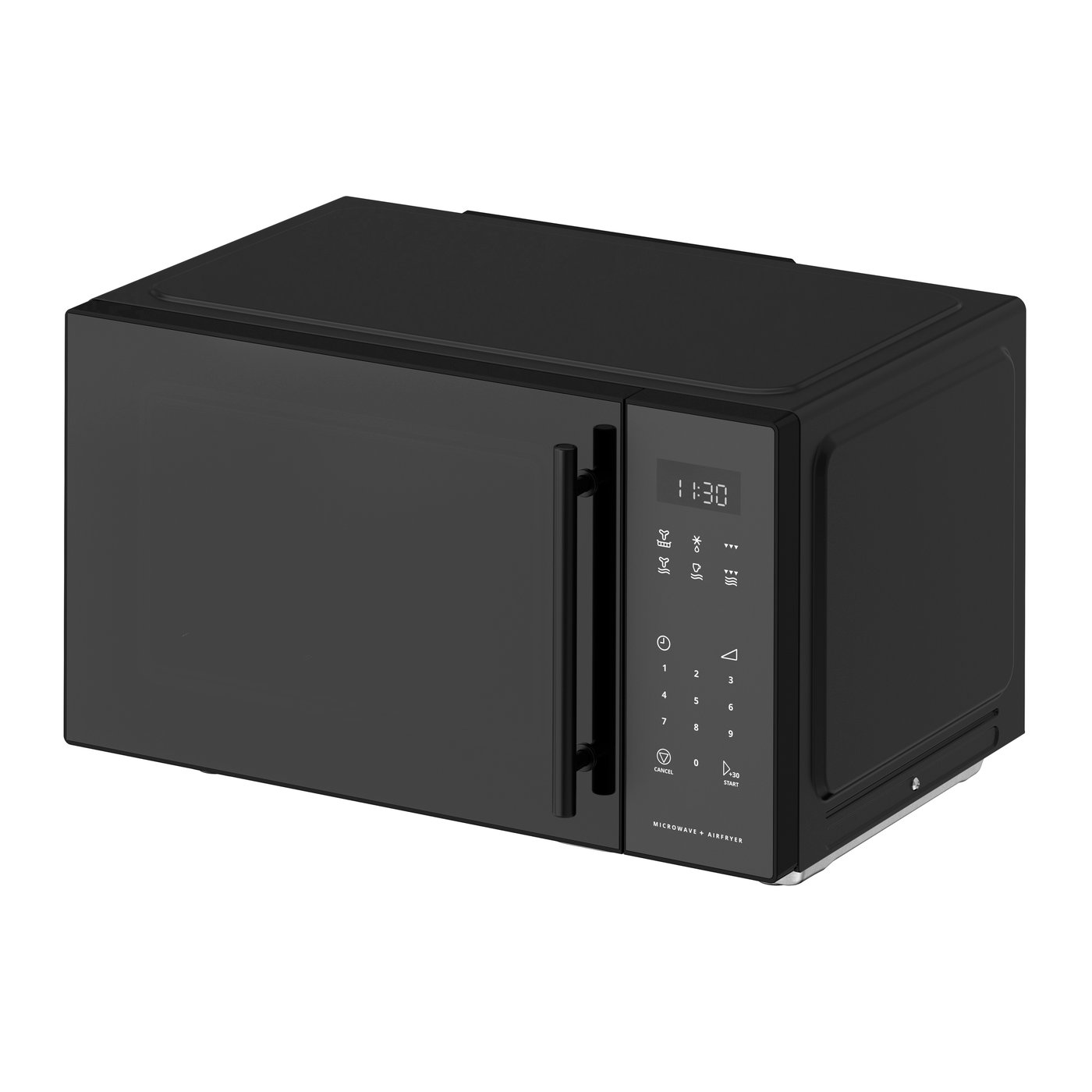 An air fry function IKEA 500/black GÅTEBO microwave oven
