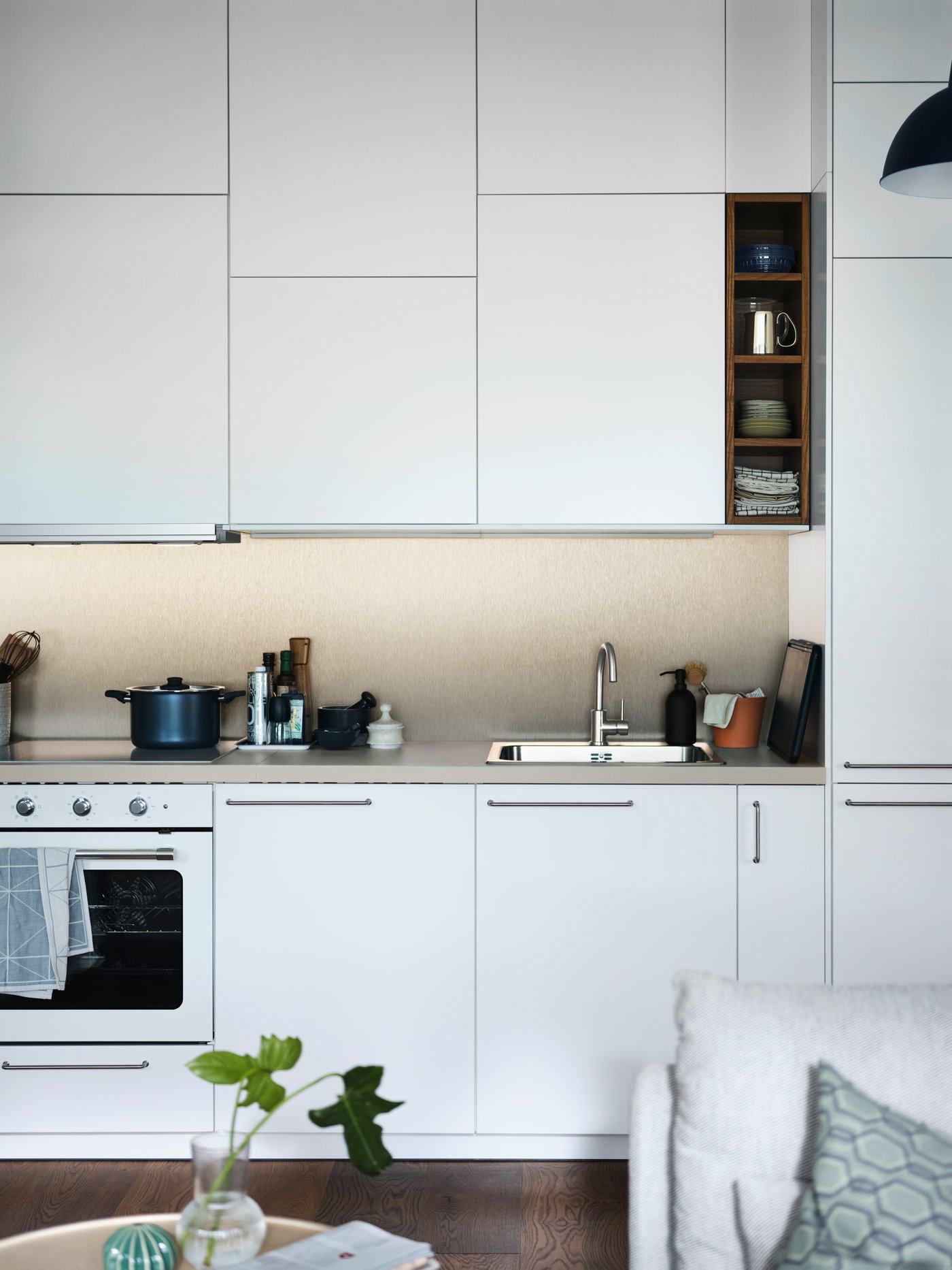 Open plan kitchen
