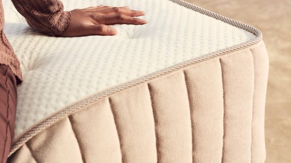 A firm/natural VATNESTRÖM pocket sprung mattress