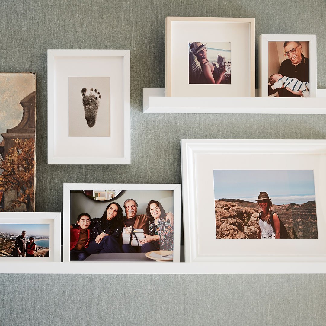 A photo wall