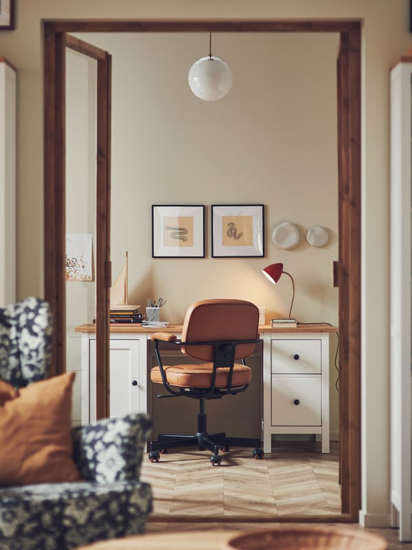 IKEA ALEFJÄLL brown office chair