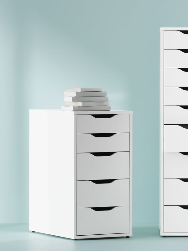 A white ALEX drawer unit