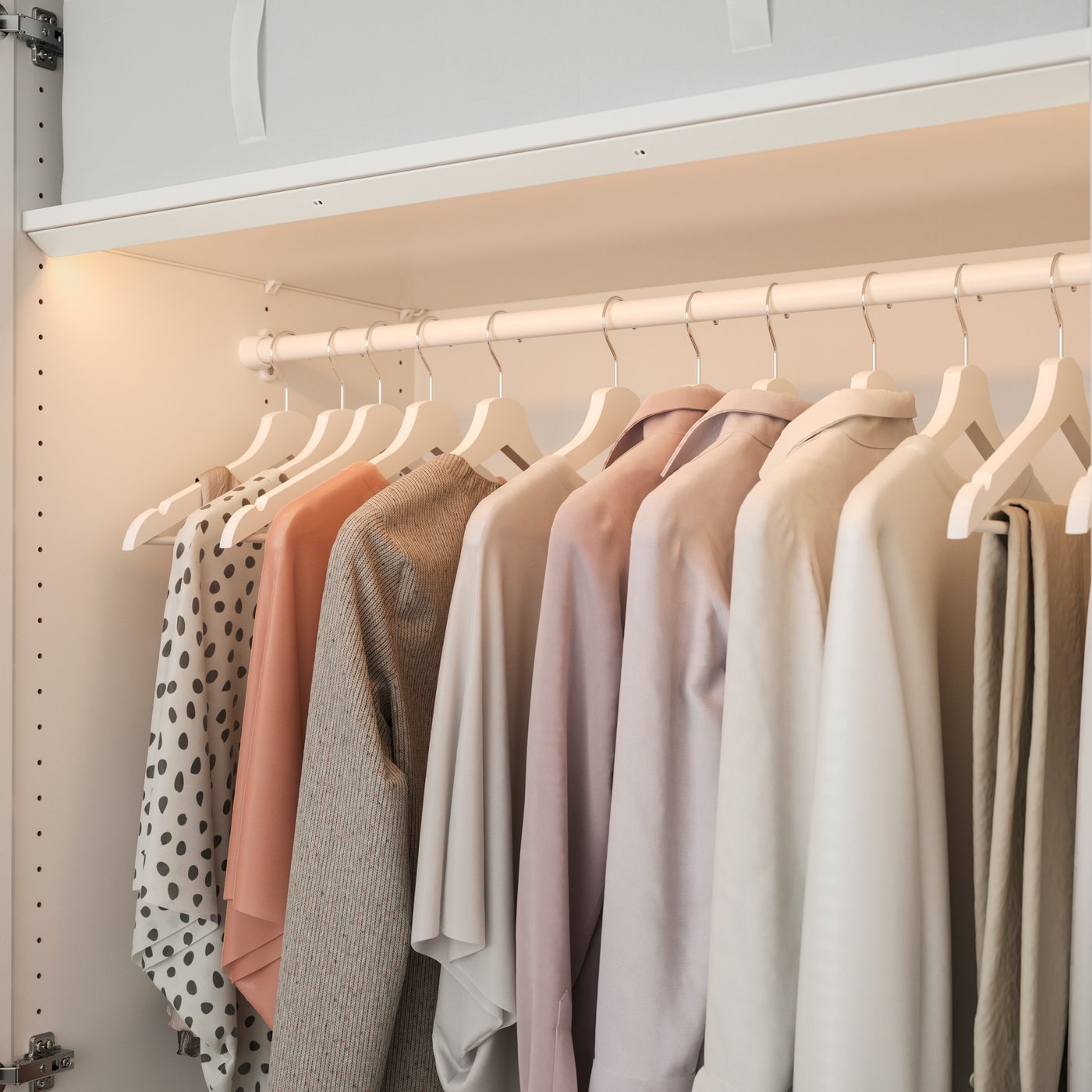 A white BUMERANG hanger