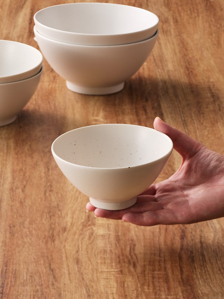 A white HARMYNTA rice bowl in the NA