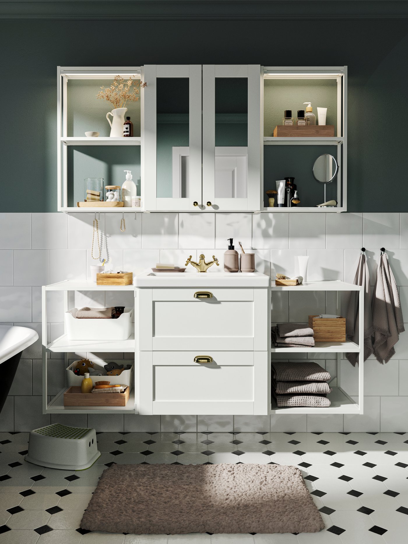 Create a bathroom you’ll love. Plan the space and storage you need in the style that makes you feel good.